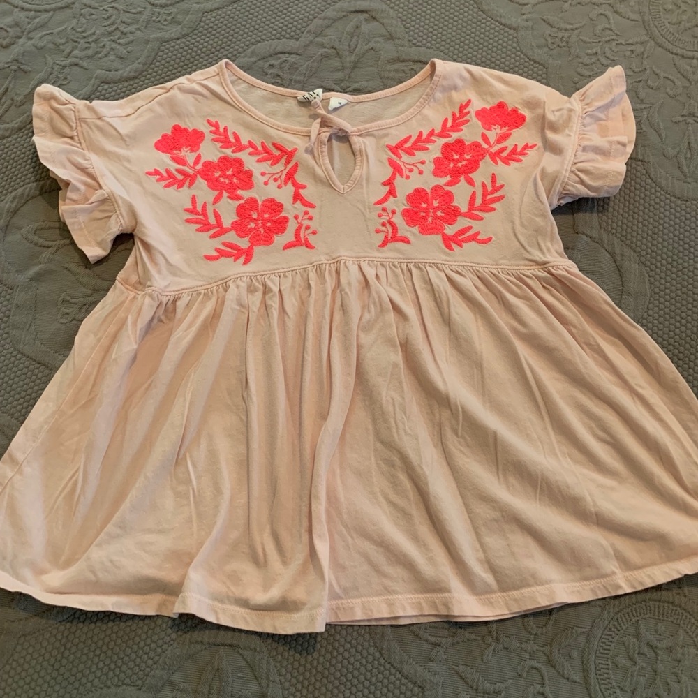 GAP Kids Boho Embroidered Shirt